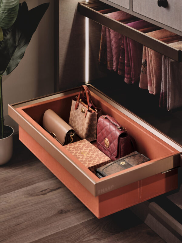 Leather Storage Basket (Soft Close) – image 2
