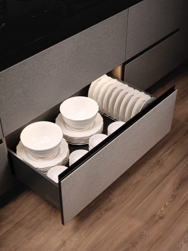 Slim Box Drawer System (H=199mm) with 65 Kg Slide