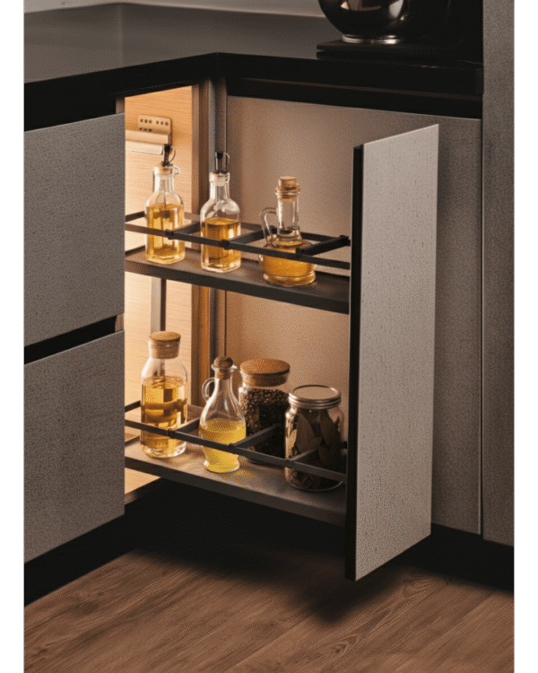 Flat Wire Bottle Pullout (Soft Close, Left/Right) – image 8